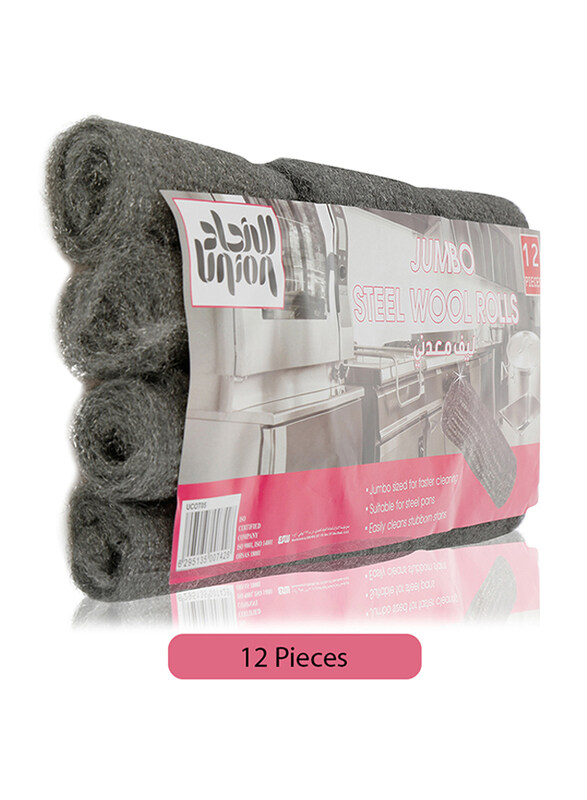 

Union Jumbo Steel Wool Rolls - 12.5g