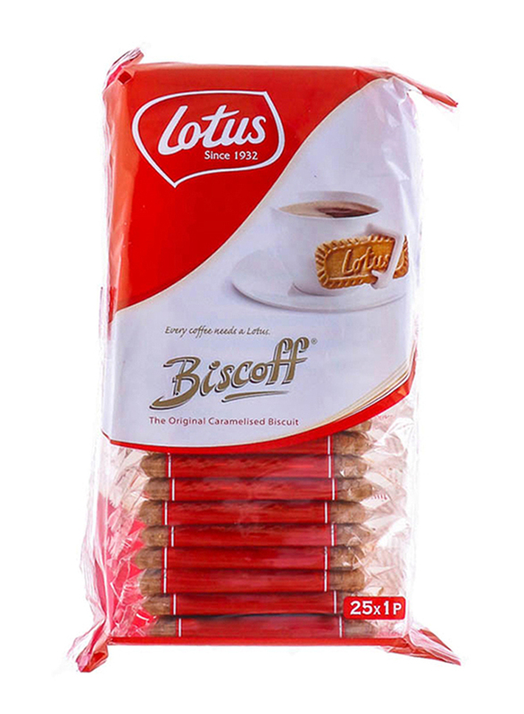 Lotus Biscoff Caramelised Biscuits, 25 Pieces, 156g