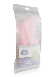 Vitra Elfin Bath Loofah Gloves, Pink, 1 Pairs