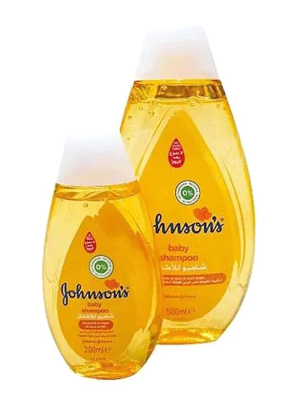 

Johnson's 500ml + 200ml Baby Shampoo, 2 Pieces