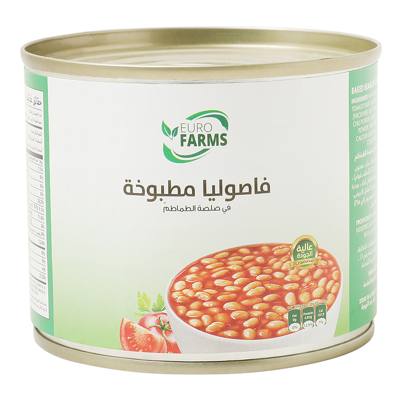 Euro Farms Baked Beans in Tomato Sauce, 220g