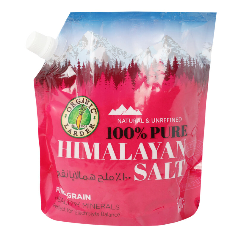 

Organic Larder Natural & Unrefined 100% Pure Himalayan Salt, 1300g
