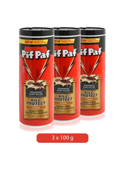 Pif Paf Crawling Insect Killer Powder - 3 Pieces x 100g