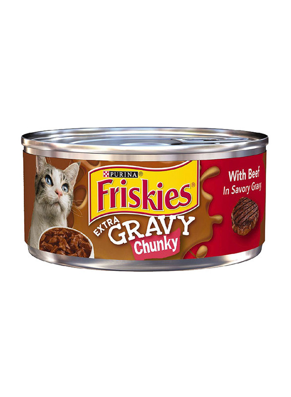 Purina Friskies Chicken with Extra Gravy Wet Cat Food, 156 grams