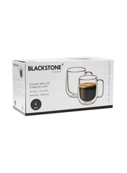 Blackstone 300ml 2-Piece Glass Tumbler Set, Clear