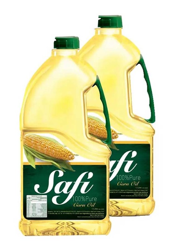 Safi Corn Oil - 2 x 1.5Ltr