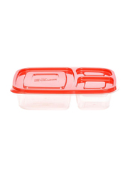 Lock & Lock E-Zlock Rectangle Container, 965ml, 2 Pieces, HLE7504, Red