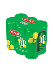 Star Fizz Up Lemon & Lime Carbonated Soft Drink - 6 x 300ml