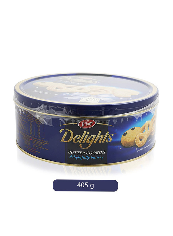 Tiffany Delights Butter Cookies Tin, 405g