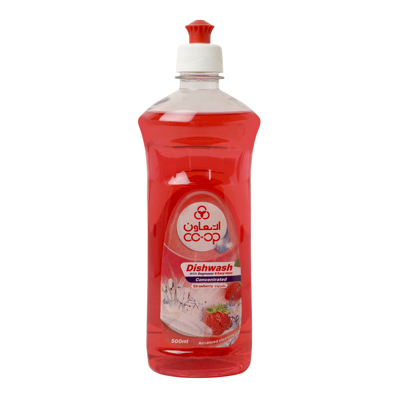 

CO-Op Concentrated Strawberry Flavour Dishwash Liquid, 500ml