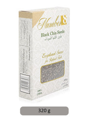 Number 8 Black Chia Seeds, 320g