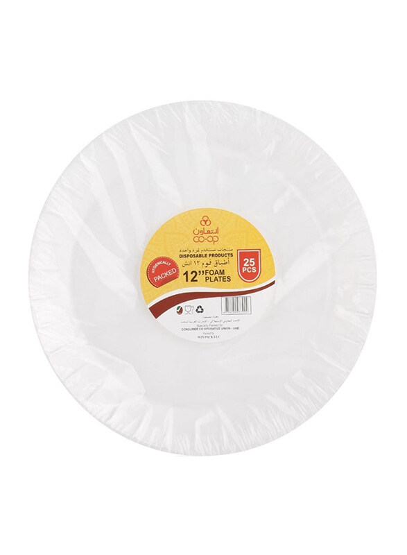 

Co-Op 12 inch Disposable Foam Plates, 25 Pieces