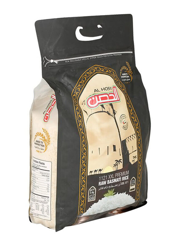 

Al Hosn Premium 1121 Raw XXL Basmati Rice, 1 Piece x 5 Kg