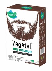 Vegetal Bio Colour Beard & Moustache Brdmouche Permanent Dye, 100g, Dark Brown