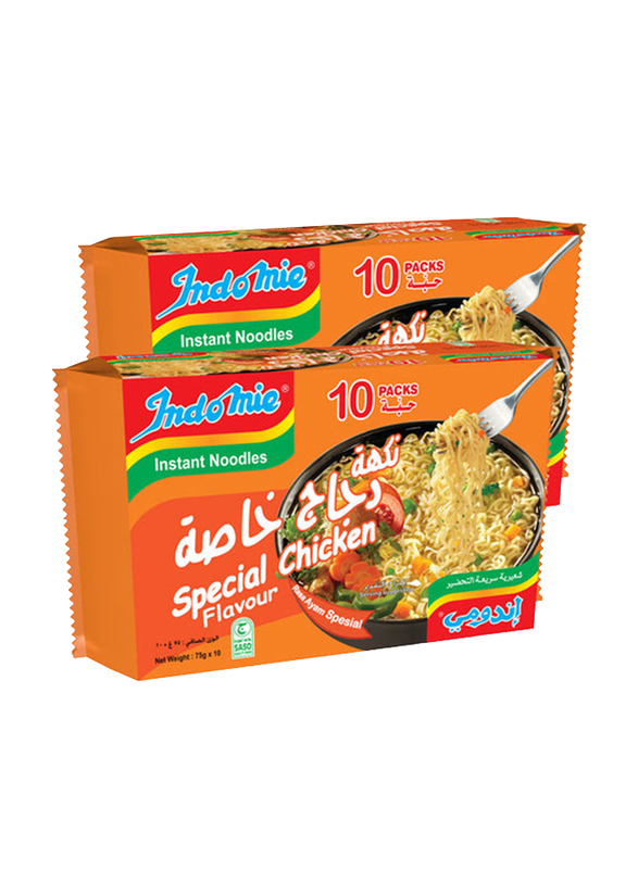 Indomie Instant Noodles Special Chicken Flavour, 2 x 10