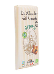 Chocolates Sole Organic 73% Cocoa Dark Chocolate with Almond, 1 Piece x 150g