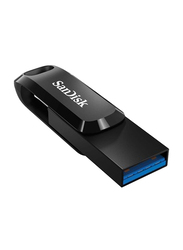 Sandisk 256GB USB 3.1 Ultra Dual Drive Go Type C Flash Drive, Black