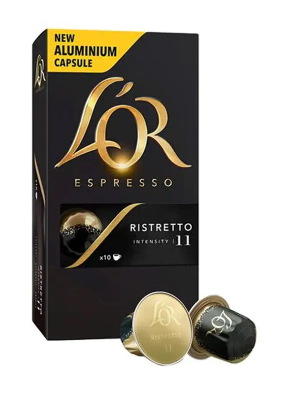 

L'Or Espresso Ristretto 11 Coffee, 10 Capsules, 52g