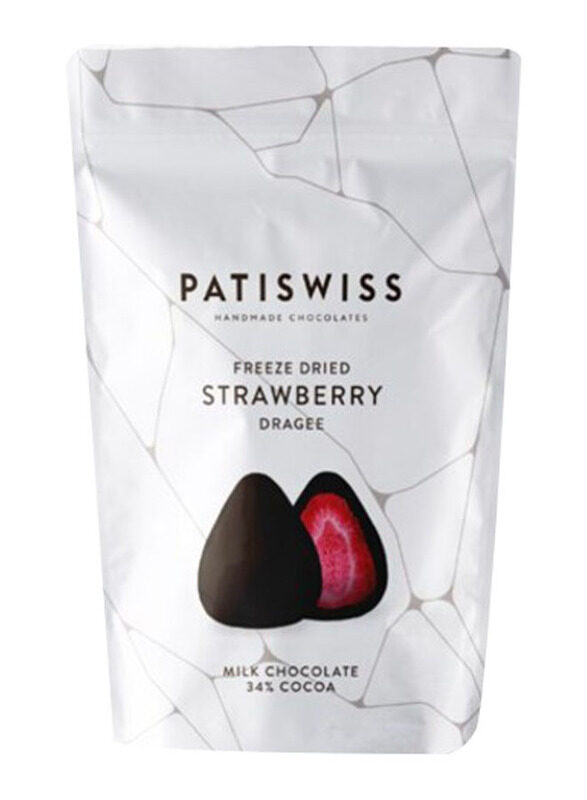 

Patiswiss Freeze Dried Milk Chocolate Strawberry, 80g