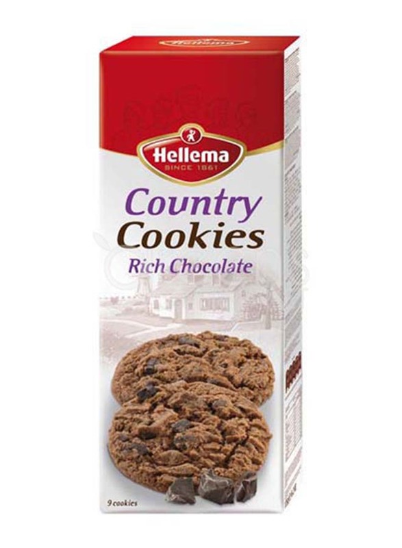 Hellema Country Cookies Rich Chocolate, 150g