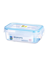 Biokips Rectangle Food Container, 450ml, Clear