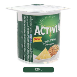 Activia Pineapple Yoghurt, 120 gram