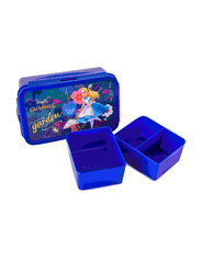 Disney Alice's Lunch Box, 2 Compartment, Blue
