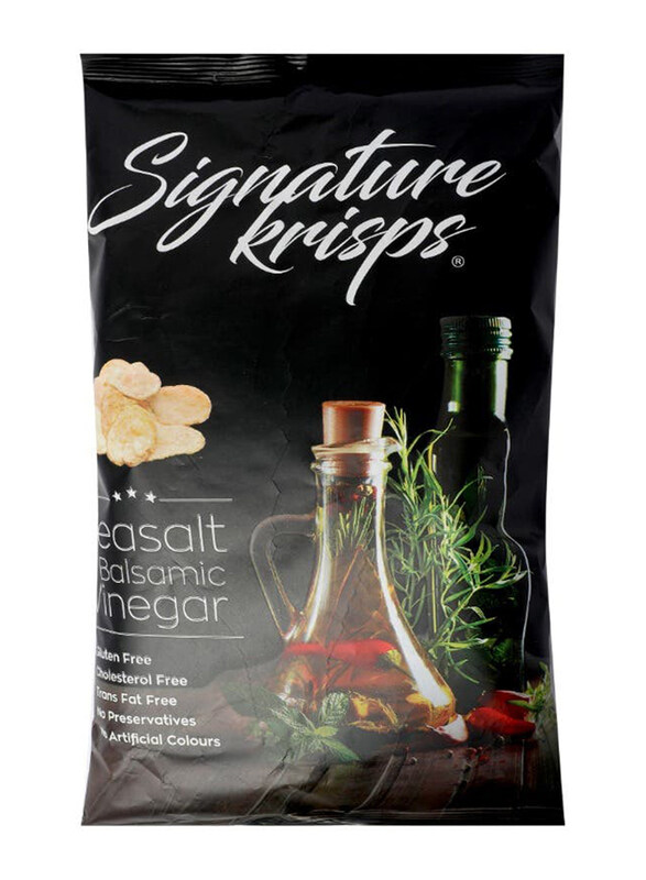 

Signature Krisps Sea Salt & Balsamic Vinegar Potato Chips, 120g