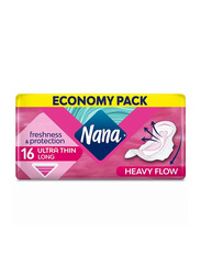 Nana U Ltra Long Wings Sanitary Pads - 2 x 8 Pieces