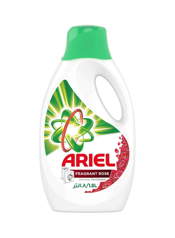 Ariel Automatic Power Gel Laundry Detergent Fragrant Rose Scent, 1.8 Liters