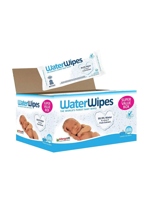 

Water Wipes 9-Piece 60 Wipes for Babies