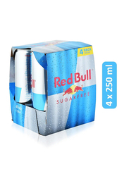 Red Bull Suger Free Energy Drink - 4 x 250ml