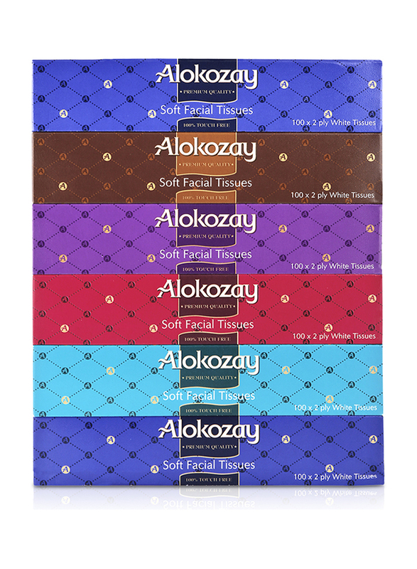 Alokozay Soft Facial Tissues, 100 x 2 ply