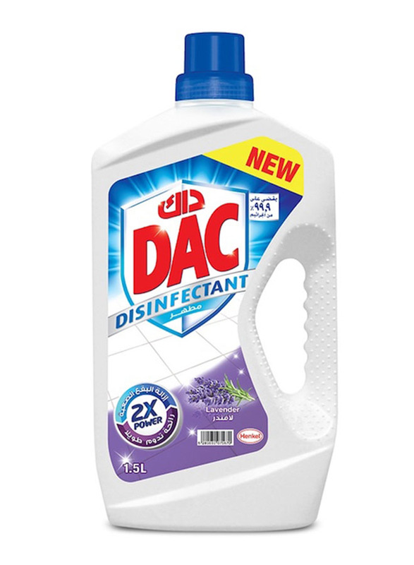 DAC Disinfectant Lavender Liquid Cleaners, 1.5 Liter