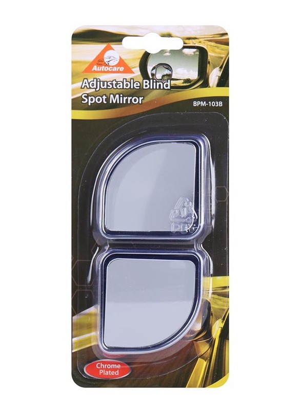 Autocare Adjustable Blind Spot Mirror, BPM-103B, Clear