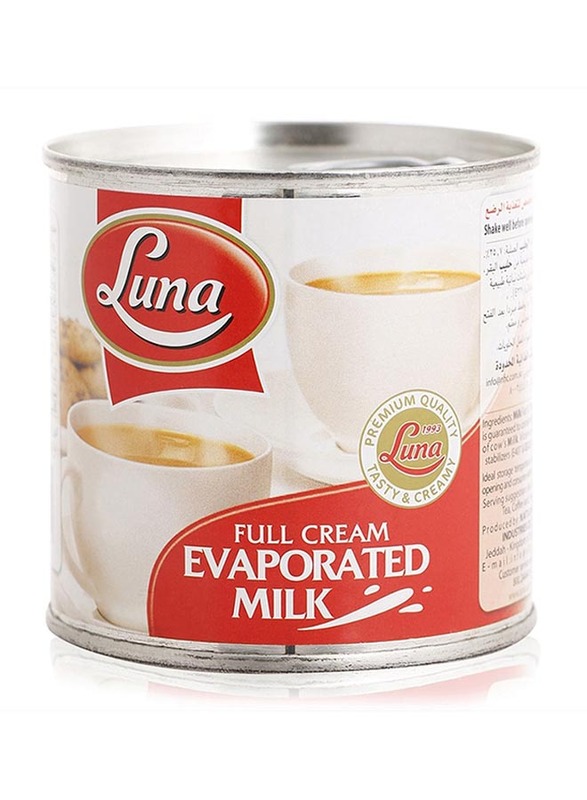 Luna Full Cream Evaporated Milk, 170g