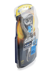 Gillette Fusion Pro Shield Chill Flex Ball Razor for Men, 2 Pieces