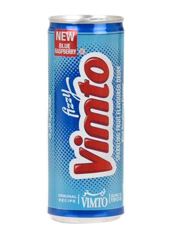 Vimto Sparkling Blue Raspberry Flavored Drink, 250ml