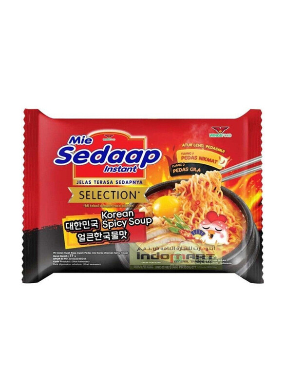 

Mie Sedaap Korean Spicy Soup, 5 x 77g