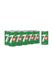 7UP, Carbonated Soft Drink, Mini Cans - 10 x 155ml