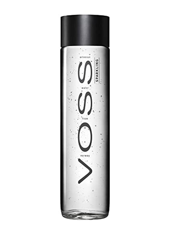 

Voss Sparkling Water Glass Bottle, 375ml