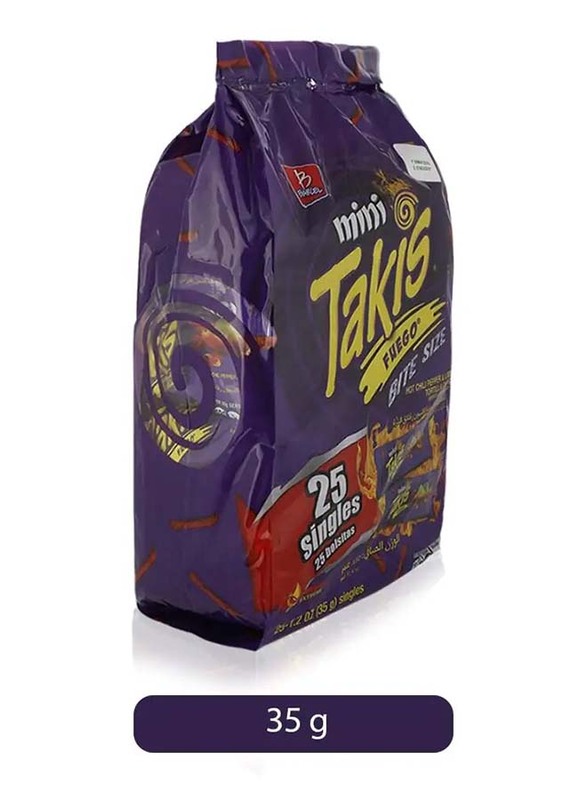 Barcel Takis Fuego Hot Chili Pepper & Lime Tortilla Chips - 35g
