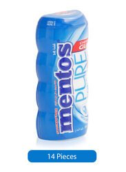 Mentos Fresh Mint with Green Tea Chewing Gum, 14 Pieces