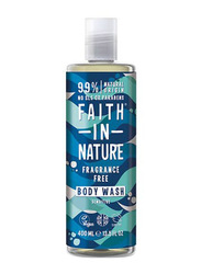 Faith In Nature Fragrance-free Body Wash, 400ml