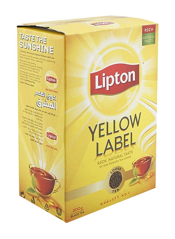 Lipton Yellow Label Black Tea, 200g