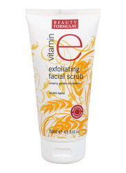 Beauty Formulas Vitamin E Exfoliating Facial Scrub, 150ml