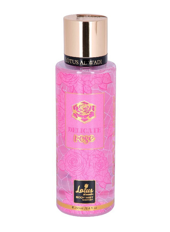 Al Wadi Lotus Delicate Rose 250ml Body Mist for Women