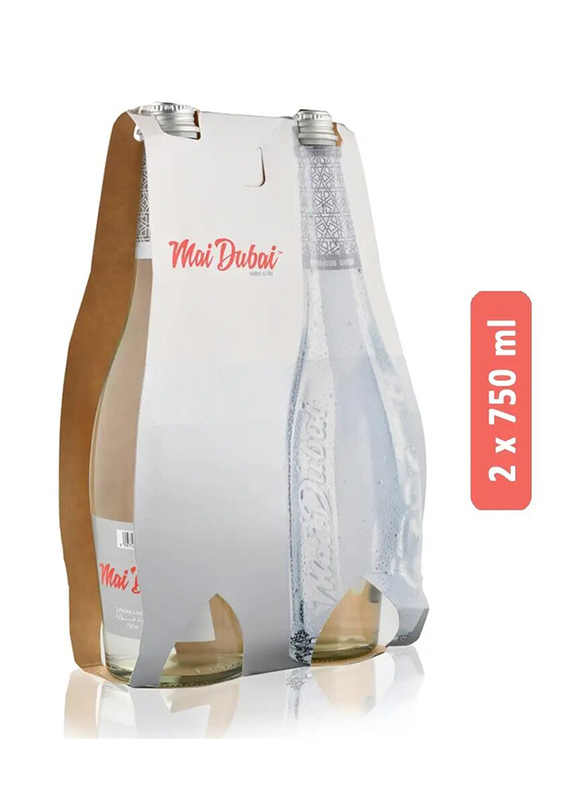 Mai Dubai Silver Sparkling Water - 2 x 750ml