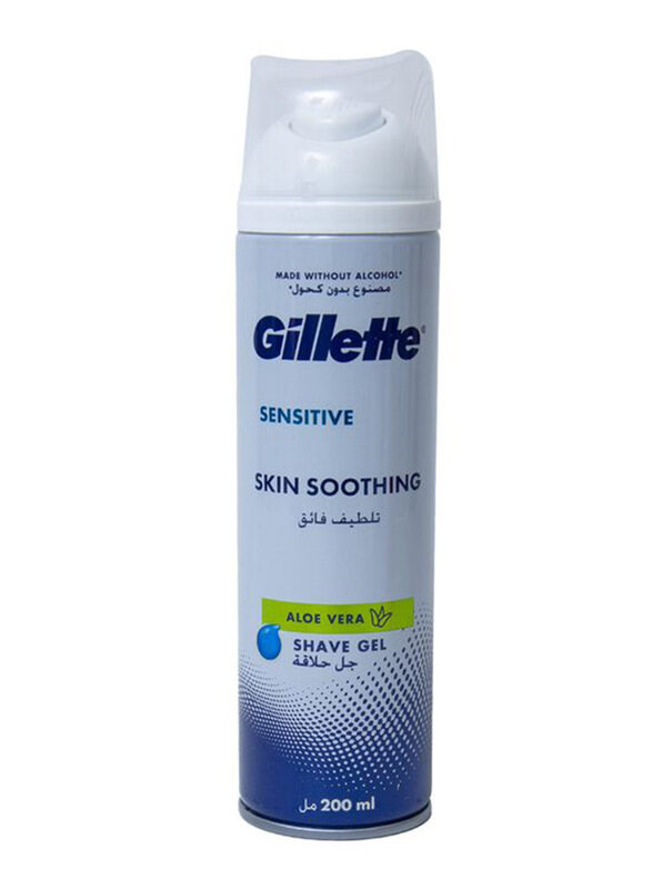 

Gillette Sensitive Skin Soothing Aloe Vera Shave Gel - 200ml