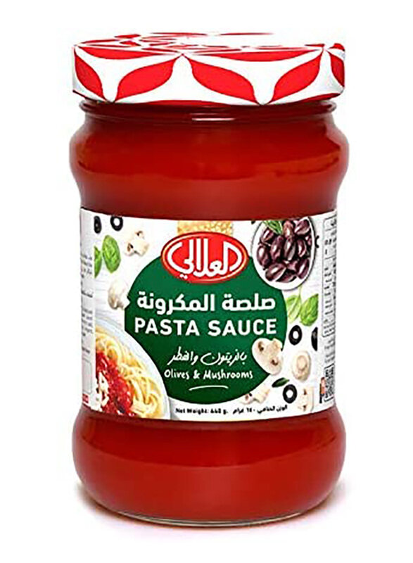 

Al Alali Pasta Sauce with Olives & Mushrooms, 640g